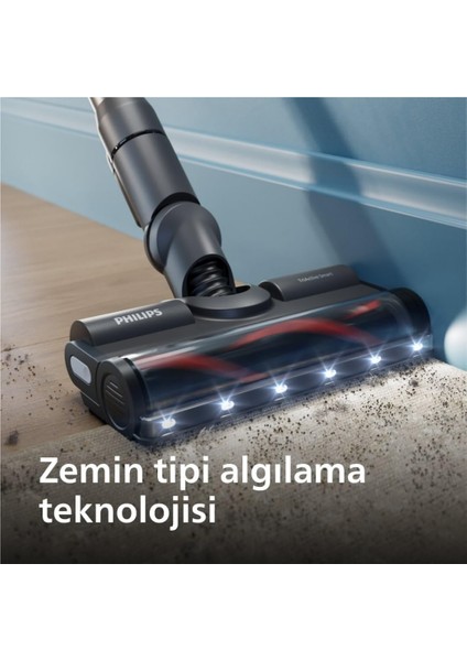 6000 Serisi , Powercyclone 11,, Zemin Tipini Algılayan Akıllı Başlık, XC6552/01 Kablosuz Dikey Süpürge