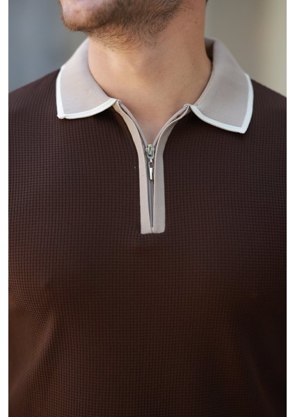 Erkek Renkli Yaka Kısa Kollu Tişört modelleri