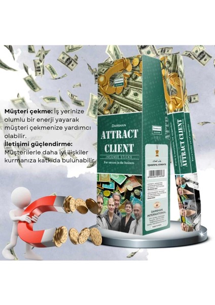 Attract Client Müşteri Çekme Tütsüsü 20 Çubuk