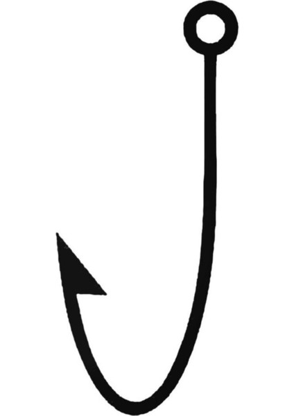 Fishing Hook Oto Özel Yeni Sticker 20 cm