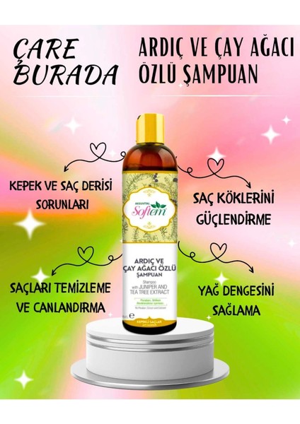 Ardıç ve Çay Ağacı Şampuanı 400 ml