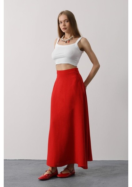 Keten Etek - Kırmızı modelleri