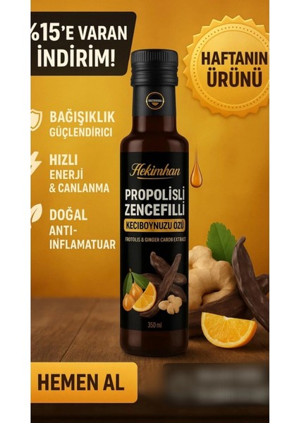 Propolisli Zencefilli Keçiboynuzu 350 ml