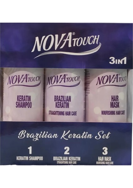 Touch Nova Brezilya Fönü Keratini Mini 3'lü Set 3X150 ml