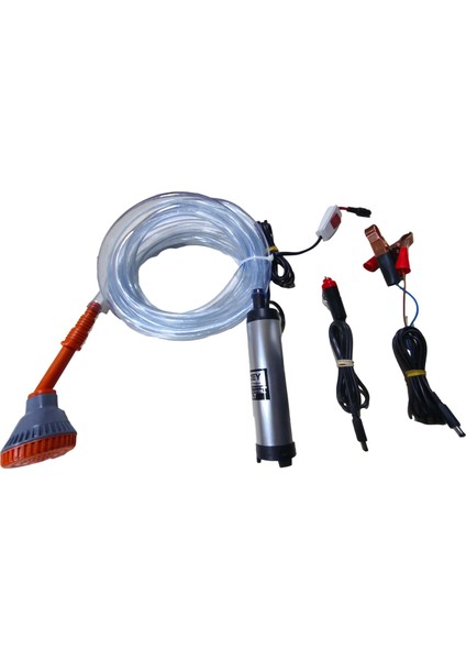 12 Volt Sıvı Aktarma Pompası Çift Girişli ( Akü ve Çakmaklık Girişli) fiyatları