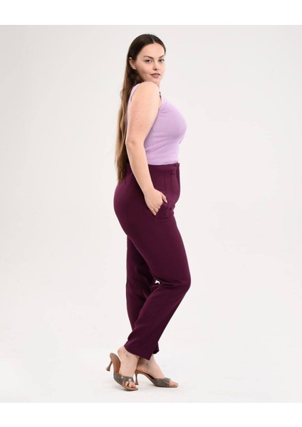 Yüksek Bel Battal Pantolon modelleri