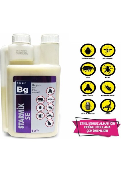 Bg Starmix Se 1 Lt Kene, Tahtakurusu, Pire, Karasinek, Hamamböceği, Akrep Haşere Öldürücü
