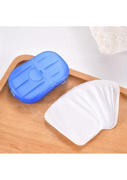 20 Li Suda Eriyen Kağıt Sabun Öğrenci Çocuk Okul Dezenfektan Seyahat Kamp Piknik El Yıkama Sabunu fiyatları