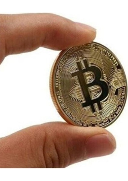 Bitcoin Madeni Para Hatıra Koleksiyon Değerli Kutulu Altın Rengi Bitcoin Para modelleri