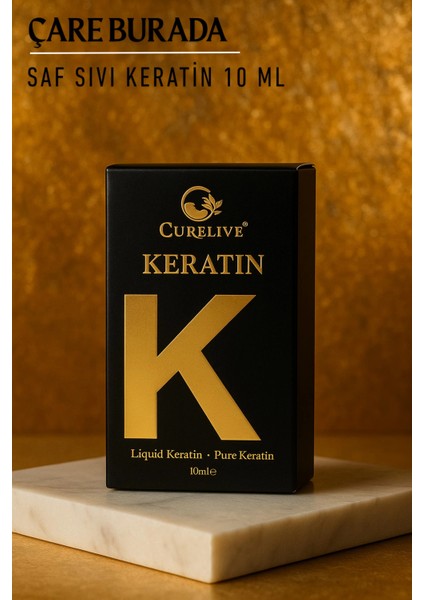 Curelive - Saf Sıvı Keratin 10 ml