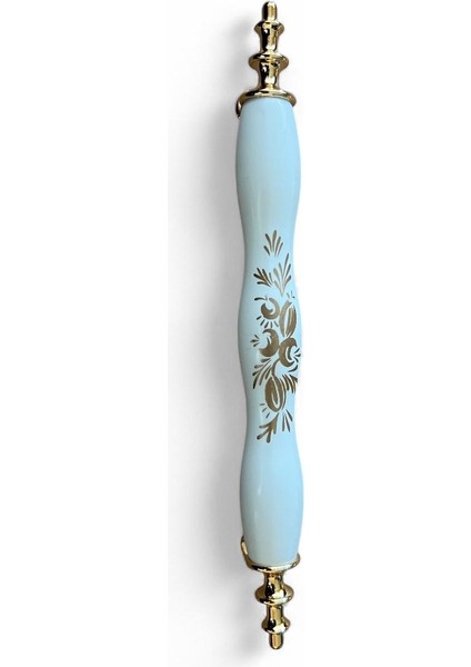 Polimer Alaşım Altın Çiçek Desenli 128MM (12.8cm) Mobilya Çekmece Kapak Kulbu modelleri