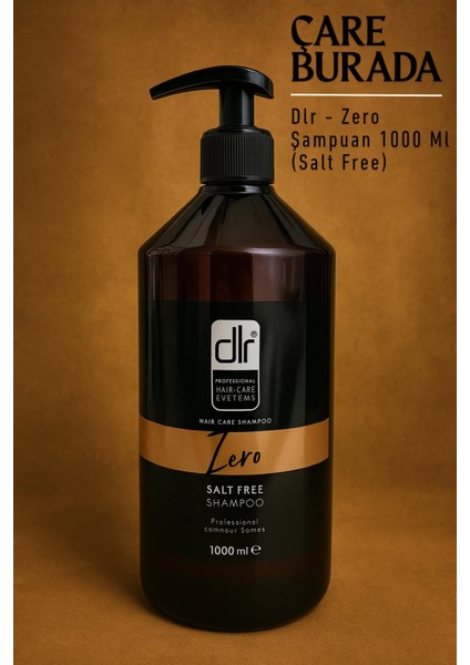 Dlr - Zero Şampuan 1000 ml (Tuzsuz Şampuan)