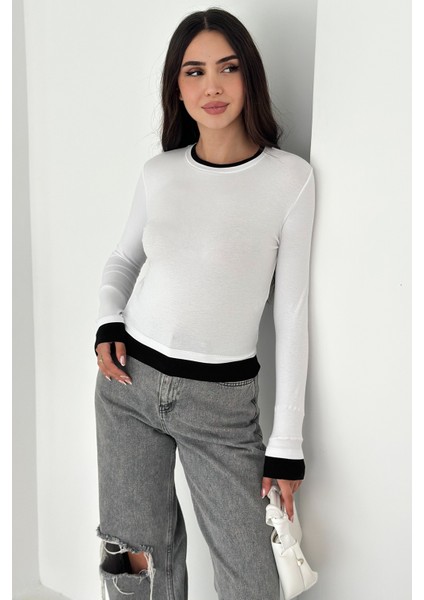 Uzun Kollu Detaylı Bluz – Minimal Şıklık modelleri