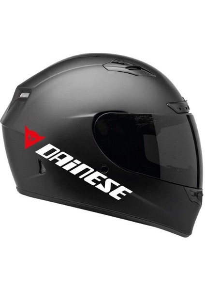 Tek Renk Dainese(Dainese Helmet Stickers) Kask Sticker Etiket Modeli
