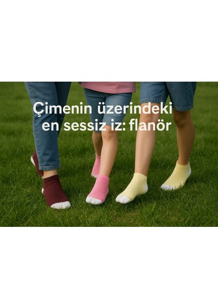 Çok Renkli 10’lu Patik Çorap modelleri