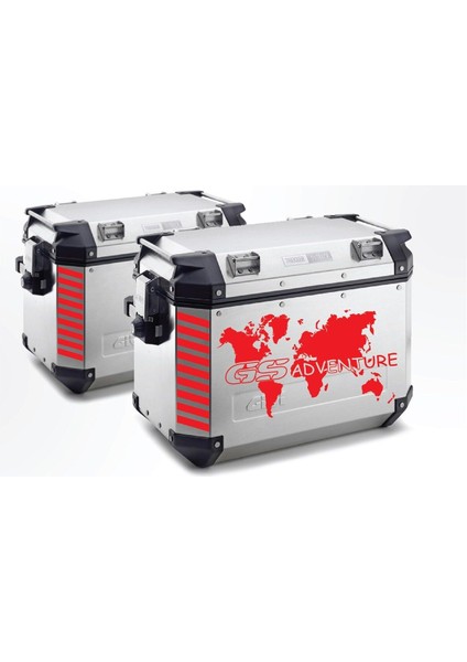 Gs Adventure Dünya Haritası Sticker Etiket Modeli