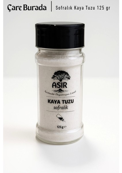 Asır - Sofralık Kaya Tuzu 125 gr