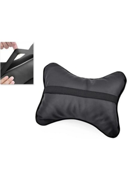 Her Araca Uyumlu Ototurco Suni Deri Yastık Boyunluk 2ADET+2 Adet Emniyet Kemer Pedi(4parça Set) fırsatları