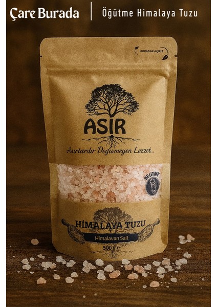 Asır - Öğütme Himalaya Tuzu 500 gr