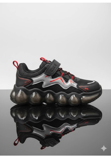 Fred-25 Bosst Siyah Erkek Çocuk Sneaker