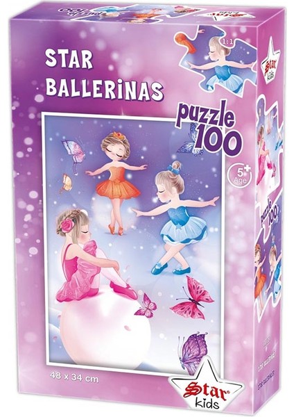 1101391 100LÜK Puzzle Star Balerinler