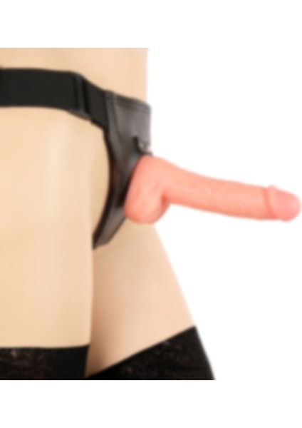 Gerçekçi Et Dokusunda Yumuşak Strapon Ayarlanabilir Kemerli Protez Takma Belden Bağlamalı Dildo