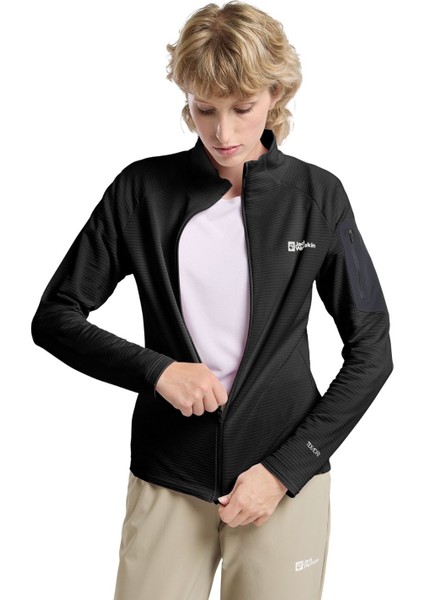 Prelight Fz Kadın Siyah Polar Ceket