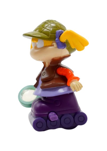 1998 Burger King Shirley Lock Holmes Rugrats Dedektif Angelica Figürü Kurmalı Oyuncak modelleri