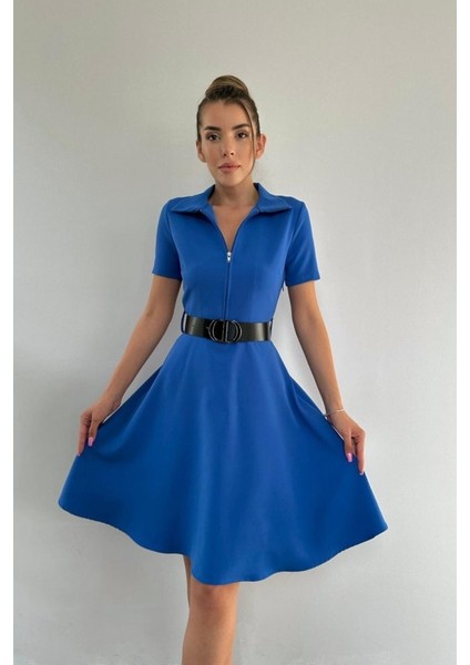 Saks Kemerli Spor Elbise