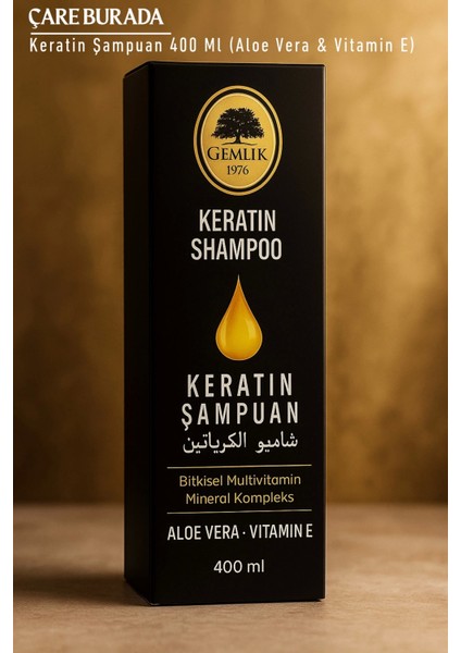 Gemilik - Aloe Vera & Vitamin E Ilaveli Keratin Şampuan