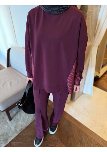 Yeni Sezon Kadın Bordo Eşofman Takımı