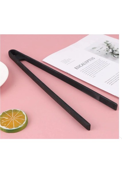 Siyah Silikon Maşa 29 cm Yapışmaz Çizmez Silikon Mutfak Maşası Isıya Dayanıklı Barbekü Tava Izgara fiyatları