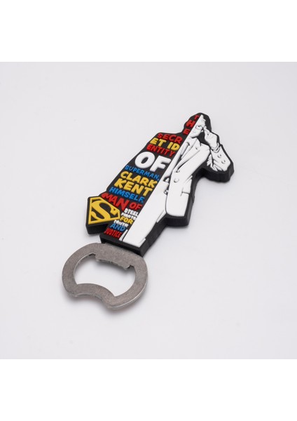Superman - Clark Kent Collectible Lisanslı Manyetik Şişe Açacağı
