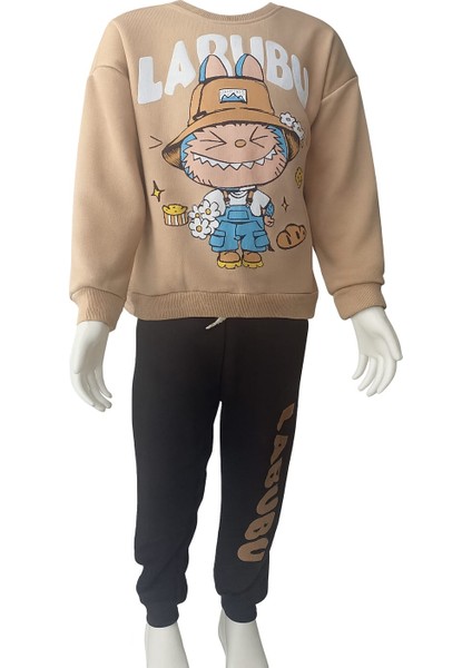 Çocuk Eşofman Takımı | Baskılı Sweatshirt & Alt Jogger | Erkek / Kız Çocuk Spor Takım