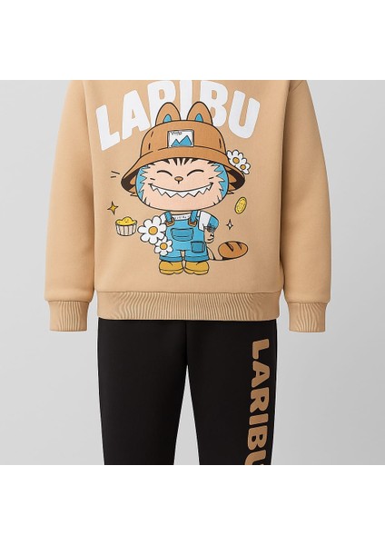 Çocuk Eşofman Takımı | Baskılı Sweatshirt & Alt Jogger | Erkek / Kız Çocuk Spor Takım fiyatları