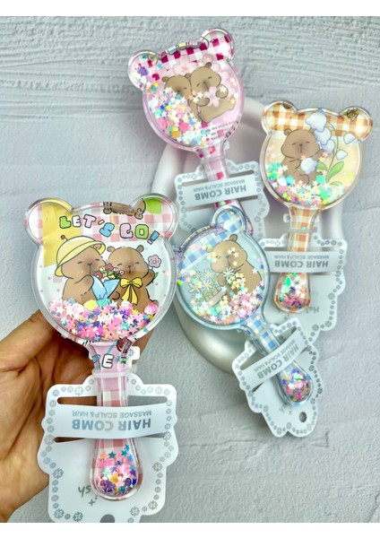 Capybara Pullu Çocuk Tarağı 1 Adet