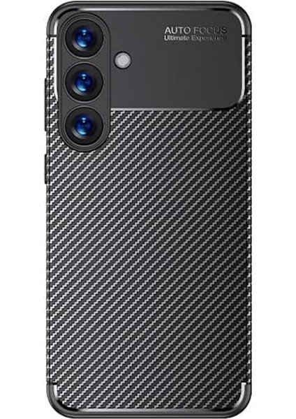 Samsung Galaxy S25 Fe Kılıf Kamera Korumalı Karbon Desenli Uzun Ömürlü Renk Atmaz Koruyucu Silikon modelleri