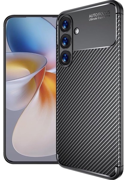Samsung Galaxy S25 Fe Kılıf Kamera Korumalı Karbon Desenli Uzun Ömürlü Renk Atmaz Koruyucu Silikon fırsatları