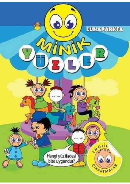 Minik Yüzler - Lunaparkta - Emojilerle Çıkartmalar