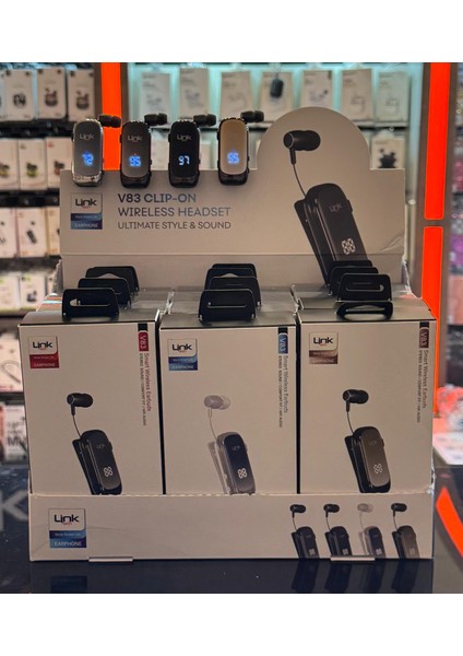 V83 Bluetooth Kulaklık Ekranlı Makaralı Titreşimli modelleri