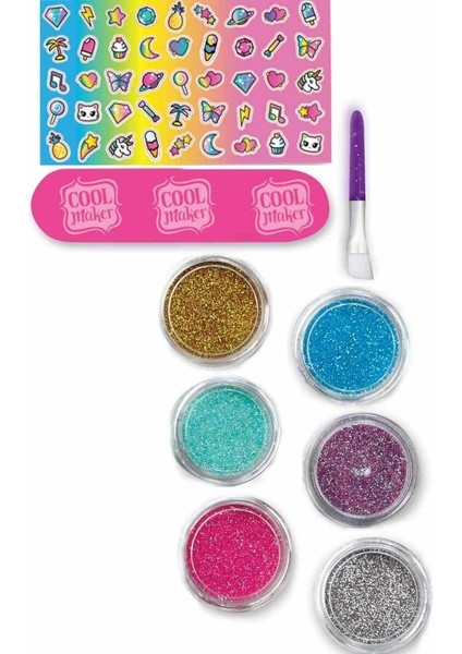 26329 Sinerjim Go Glam Işıltılı Tırnaklar