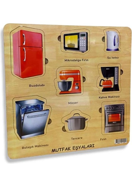 01119 Memo Puzzle Mutfak Eşyaları 32X32