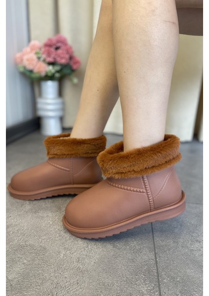 Taba Su Geçirmez Içi Kürklü Kısa Kadın Hafif Yağmur Botu TMD2025200 modelleri