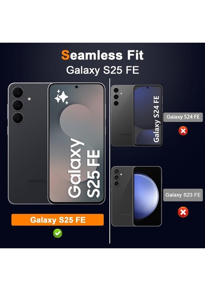 Samsung Galaxy S25 Fe Ekran Koruyucu Kırılmaz Cam 9h Temperli Ekran Camı Şeffaf Passifik fiyatları