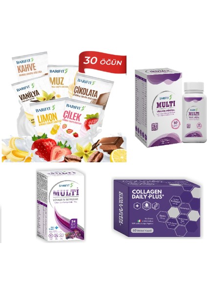 30'lu Protein Multivitamin Set (Shaker Hediye)