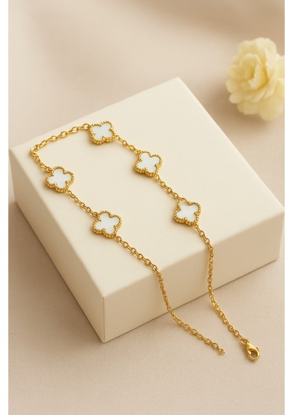 Yonca Detay Paslanmaz Çelik Zarif Bileklik fırsatları