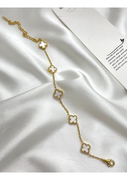 Yonca Detay Paslanmaz Çelik Zarif Bileklik indirimleri