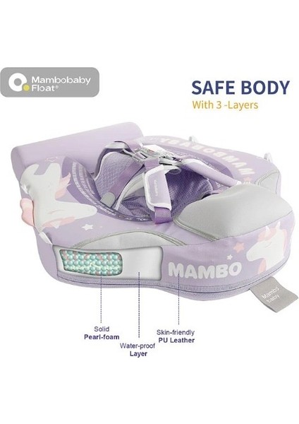 Mambobaby, Unicorn , 3-24ay/6-18kg Bebek/Çocuk Yüzme Simidi fırsatları