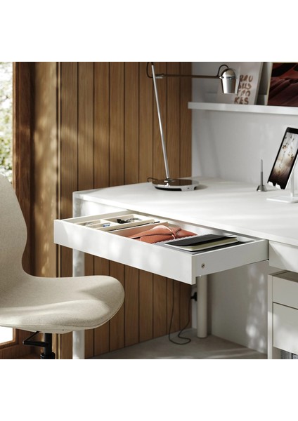 Tonstad Çalışma Masası Kırık Beyaz 140X75 cm fırsatları