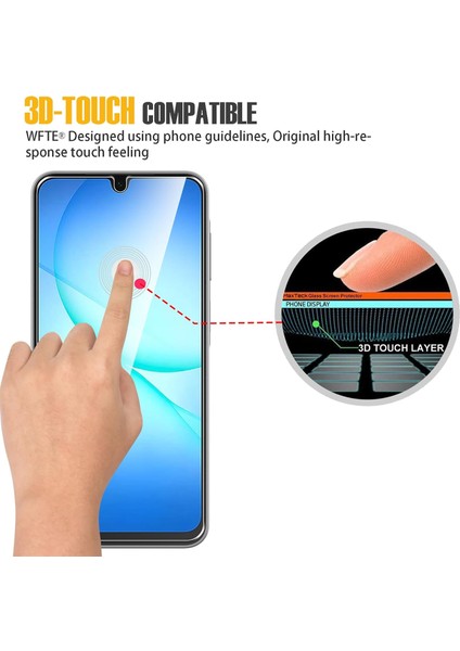 Samsung Galaxy A17 Ekran Koruyucu Kırılmaz Cam 9h Temperli Ekran Camı Şeffaf Passifik modelleri